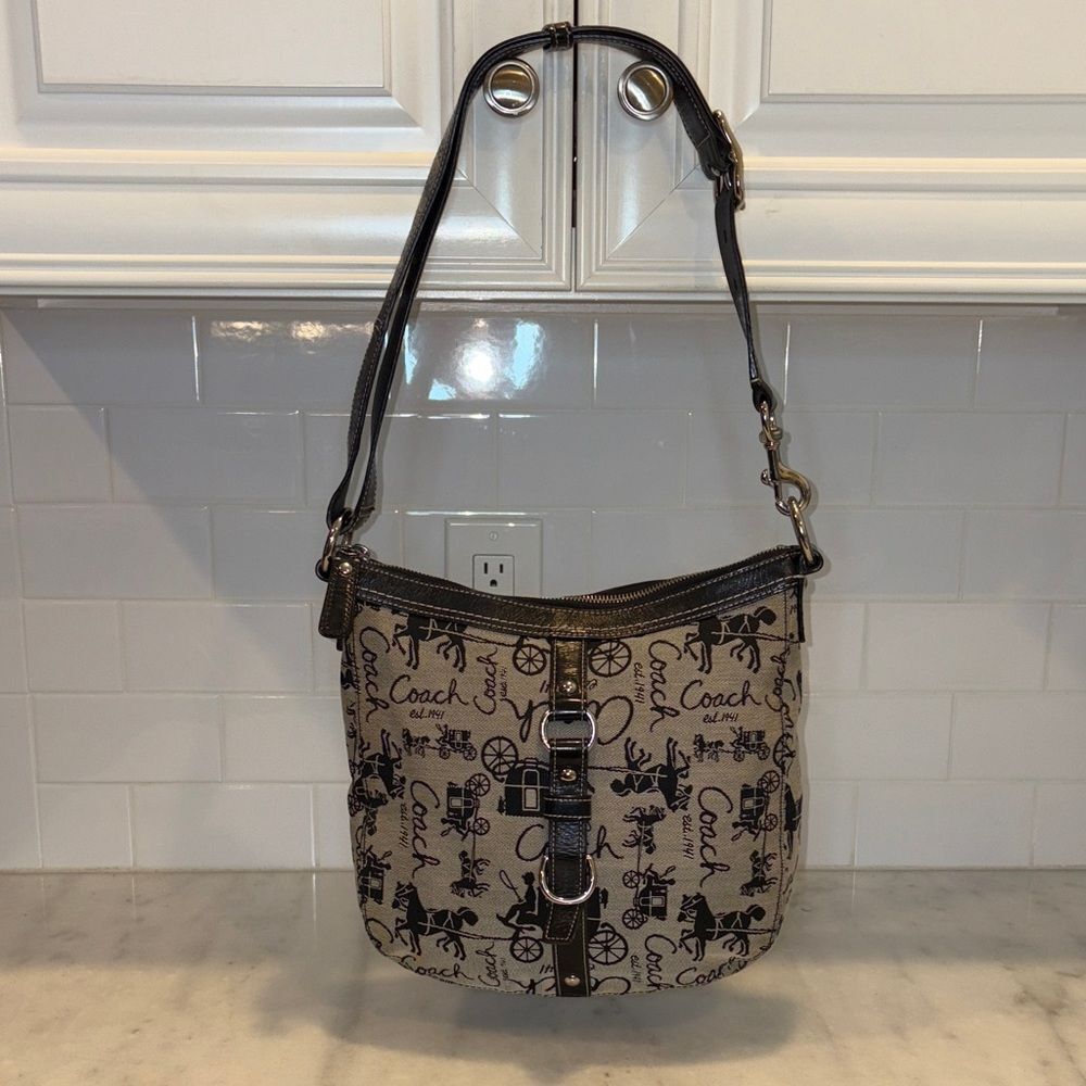 Coach Bag Purse Handbag Vintage Y2K Chelsea Horse & Carriage Convertible Duffle